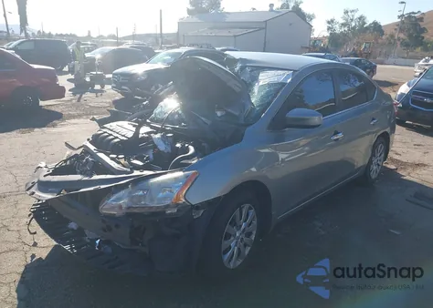 2013 Nissan Sentra Sv из США, поврежденный, VIN 3N1AB7AP0DL680982